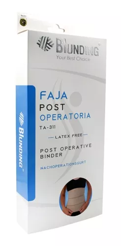 Faja Abdominal 3 Bandas Protección Post-operatoria Blunding