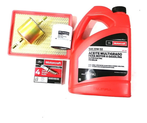 Kit De Afinación Para Ford Ikon 1.6 2005 Con Bujía Platino