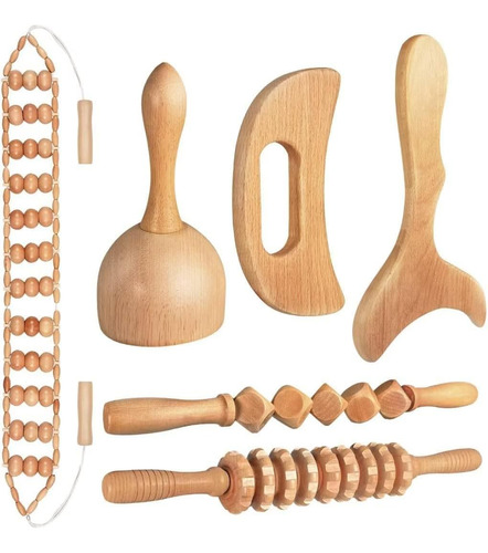 Herramientas De Masaje De Terapia De Madera 10 En 1 Masajead