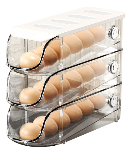 Organizador De Huevos Para Refrigerador, Contenedor De 3 Pie