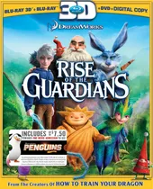 Comprar Rise Of The Guardians 3d Bluray + Bluray + Dvd Combo Nuevo