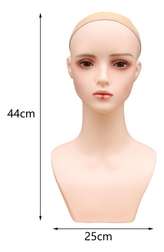 Cabeza De Maniquí Femenino, Soporte De Cabeza De Peluca