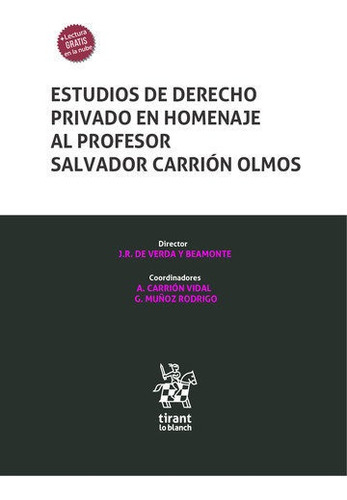 Libro Estudios De Derecho Privado En Homenaje Al Profesor...