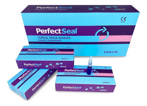 Adesivo Cirúrgico Perfect Seal Cola 1ml Caixa 10un