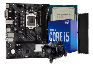 Kit Upgrade Intel I5 10400, H510m Asrock + 16gb Memória Ddr4