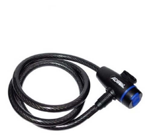 Candado 2 Llaves Cm-1137-1 Cable Acero 1 Metro Bicicleta 