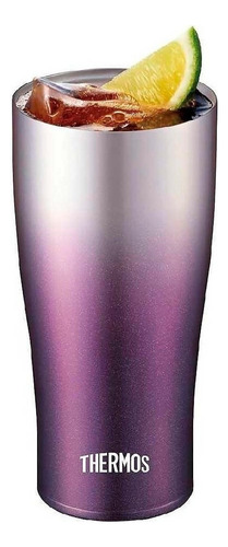 Taza térmica Caribe de 420 ml, color morado liso