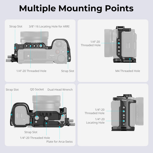 Kit De Armazones Smallrig Zv-e10 Ii Para Sony Zv-e10 Ii Con