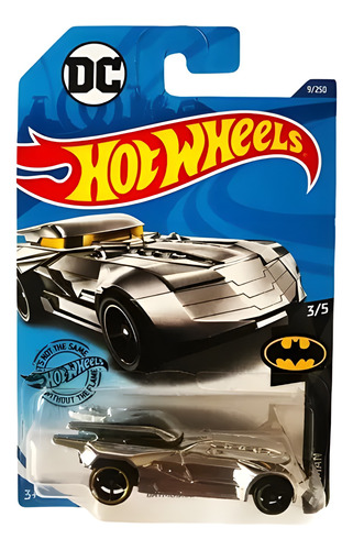 Hot Wheels Batmobile Plata