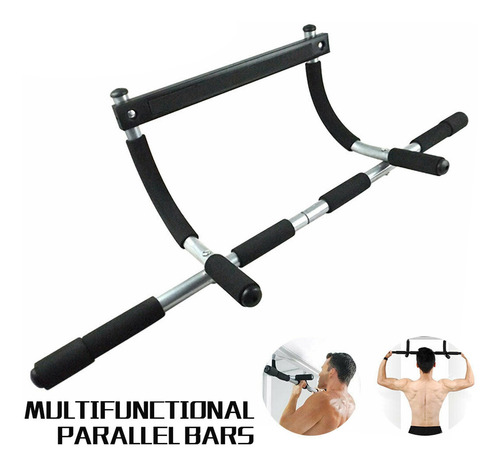 Tirar De La Barra De La Barbilla Hacia Arriba Gimnasio Bar