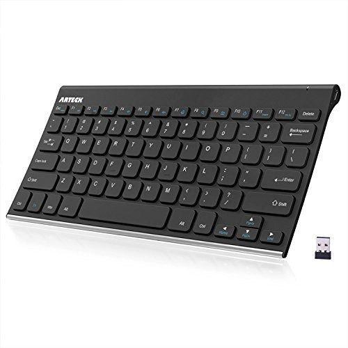 Teclado Inalámbrico Arteck 2.4g Acero De Inoxidable