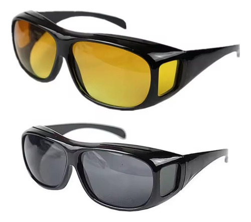 Lentes Visión Nocturna Conducción. Gafas Polarizadas. 2 En 1