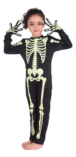 Disfraz De Esqueleto Kids Glow In The Dark Skeleton Disfraz