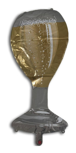 Globo Copa Champagne Gigante 99x41 Cm Eventos Cump