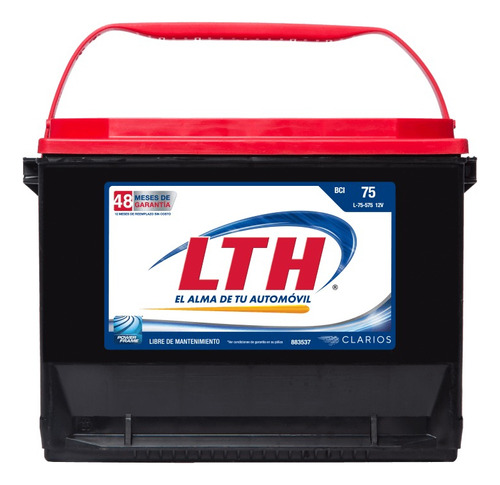 Acumulador Para Auto Marca Lth Modelo L-75-575 Entrega  Cdmx