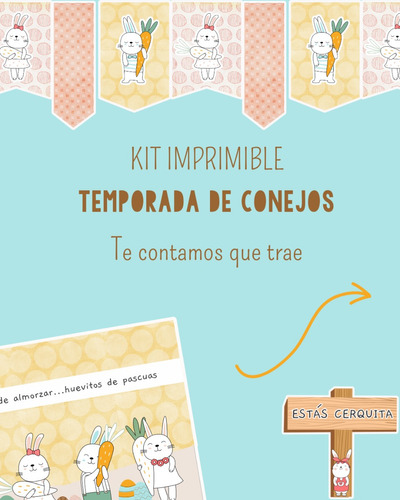 Kit Imprimible De Pascuas