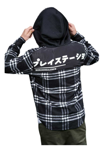 Camisaco De Paño Hombre Invierno Urbano Japones Art.21