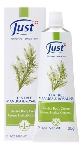 Crema De Tea Tree Manuca Rosalina - Just Swiss - 60g