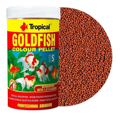 Alimento Para El Color Premium Para Goldfish 90gr / 250ml