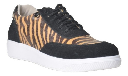 Zapatillas Urbanas De Mujer De Cuero Crom - Ferraro
