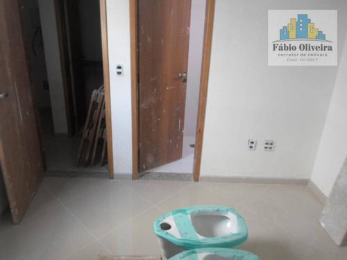 Imagem 14 de 30 de Cobertura Tipo Sem Condomínio Ultima Unidade Com 2 Dormitórios À Venda, 50 M² Por R$ 330.000 - Vila São Pedro - Santo André/sp - Co0099