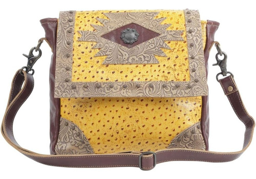 Bolso Myra Bag Ray De Piel Y Pelo S-4765