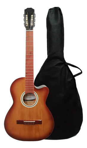 Guitarra Electrocriolla Nacional Exelente Sonoridad + Funda