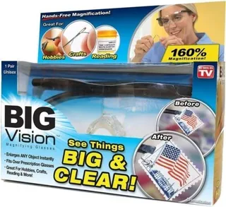 Lentes D Aumento Max Big Vision Lupa 160% Mejor Vista Envio
