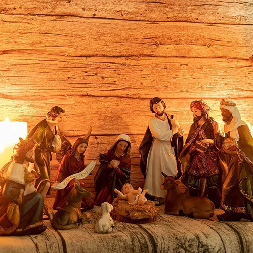 Ki Store Christmas Nativity Set 11pcs Figuras De Natividad 8