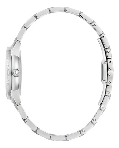 Relógio Bulova Classic Sutton 35 Diam 96r253 para mulheres, cor de pulseira: prata