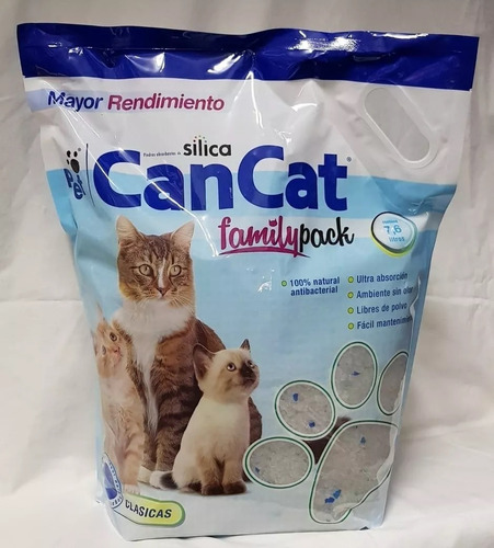 Piedra Silica Sanitarias Can Cat Gato Persa Mascotas 7,6lts
