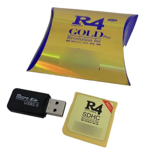 R4 Gold/silver Rts Pro 2023 + 64gb Ju E Gos Ds