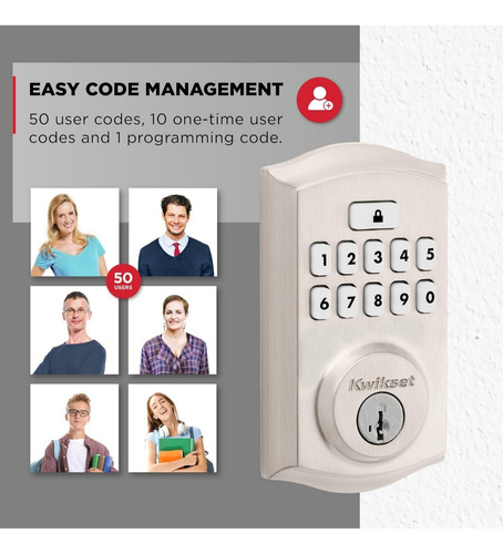 Cerradura Electrónica Kwikset Smartcode 260