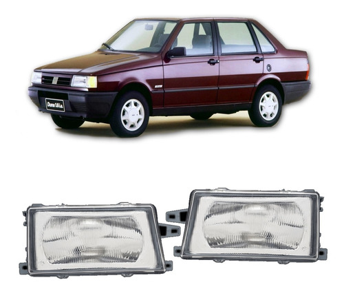 Juego De Opticas Fiat Duna 1992 1993 1994 1995