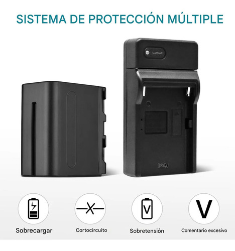 Cargador de batería Sony Cybershot Dsc-R1 DSC-F717 DSC-S70