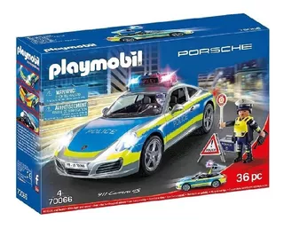 Playmobil Porsche 911 Carrera 4s Policia 70066 Sunny