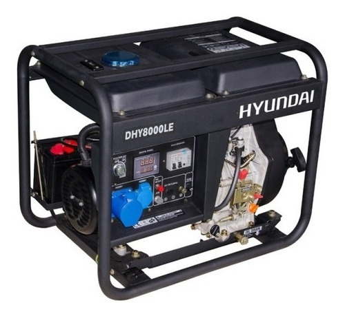 Generador Eléctrico Y Manual Hyundai Diesel 6/6,5 Kw/kva