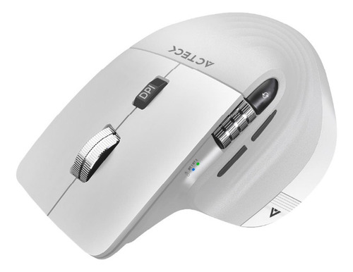 Mouse Blanco Ergonómico Virtuos Pro Mi780 Bluetooth/usb-c 3k