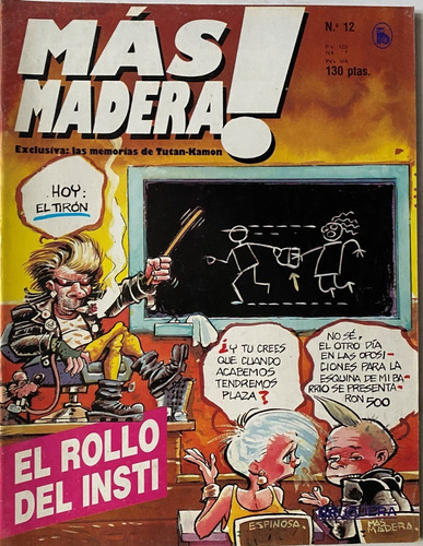 Más Madera! Nº 12 Humor Juvenil España, 1986, Ex03b4