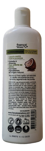 Shampoo+acondi+gel De Pepino Frenzzi Cebolla Y Ginseng