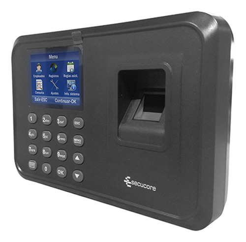 Reloj Secucore S1 Checador Digital Huella Biometrico No Usa Software Usb