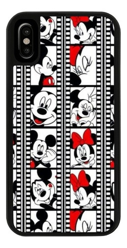 Funda Uso Rudo Tpu Para iPhone Mickey Mouse Y Minnie Disne
