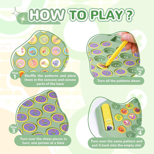 Juegos De Mesa Para Niños Encuentra El Mismo Patrón Juegos