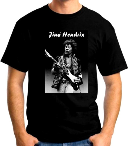 Camiseta Jimi Hendrix Rock Anos 70