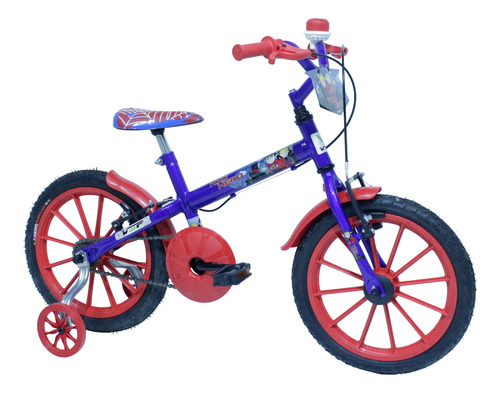 Bicicleta Infantil 4 A 5 Anos Super Hero Masculina Meninos