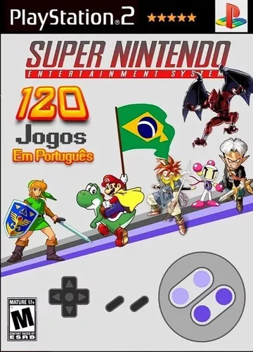 Emulador Snes Super Nintendo Playstation 2 - Diversos Jogos.