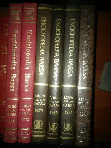 Libro Enciclopedia Barsa Del Año 1977 Al 1982