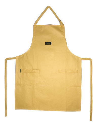 Delantal Eco Cuero Con Bolsillo, Porta Repasador Chef Cocina