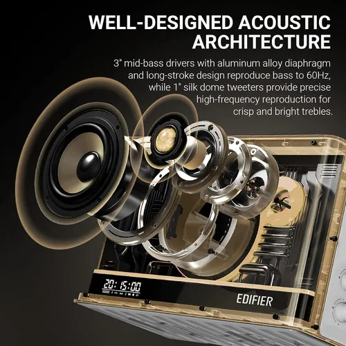 Altavoces Bluetooth Edifier Qd35 35w Audio Alta Resolución