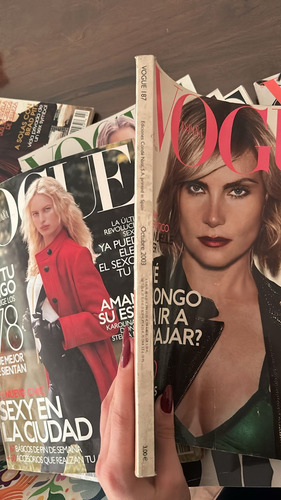 Lote De 8 Revistas Vogue España París (Usado)